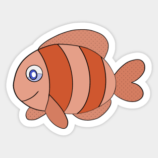 Adorable Little Fish Sticker